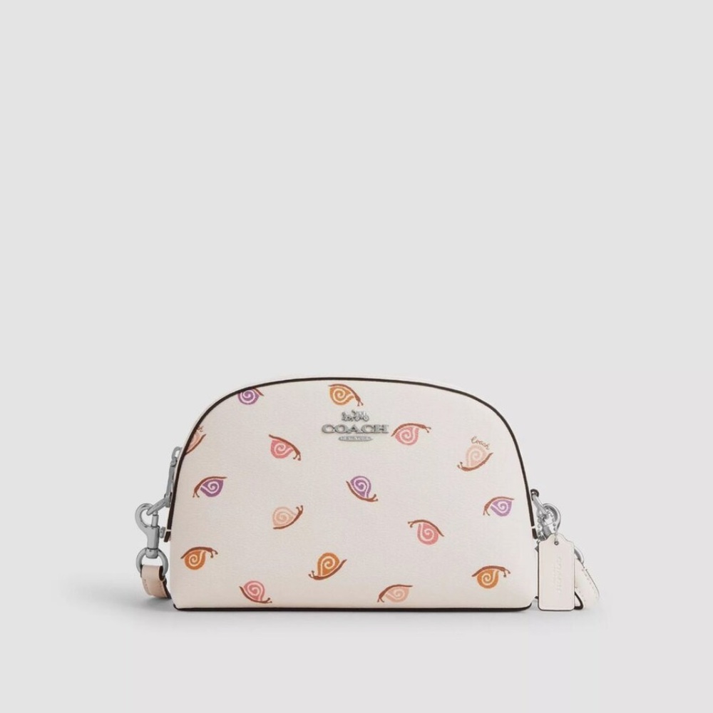 Coach Snail Madi Cream Crossbody Bag